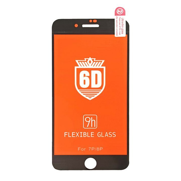 محافظ صفحه نمایش نانو مات مدل 6D مناسب برای گوشی موبایل آیفون 7 Plus/8 Plus با قابلیت انعطاف‌پذیری بالا