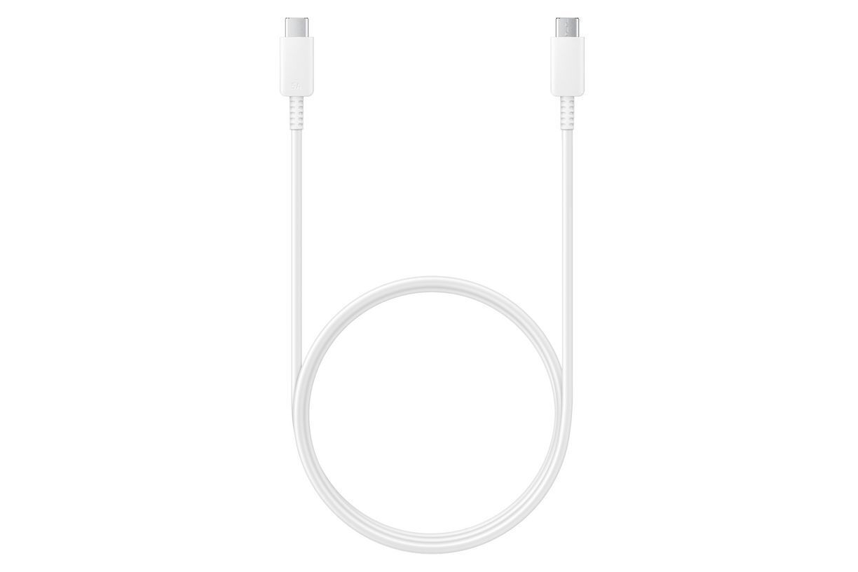  کابل USB سامسونگ مدل EP-DN975 با طول ۱ متر و کانکتور USB-C رنگ سفید 