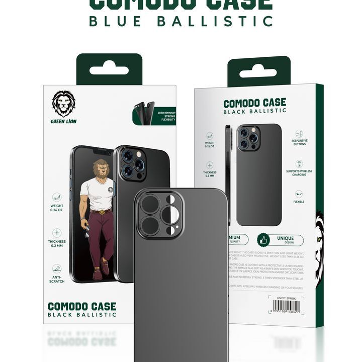 کاور COMODO گرین لاین مناسب برای گوشی موبایل اپل مدل iPhone 13 Pro با طراحی منحصر به فرد و مقاومت بالا در برابر خط و خش