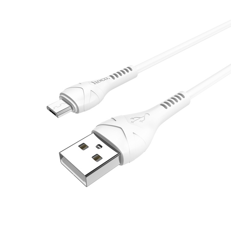 کابل USB به Micro USB هوکو مدل X37 به طول 1 متر رنگ سفید