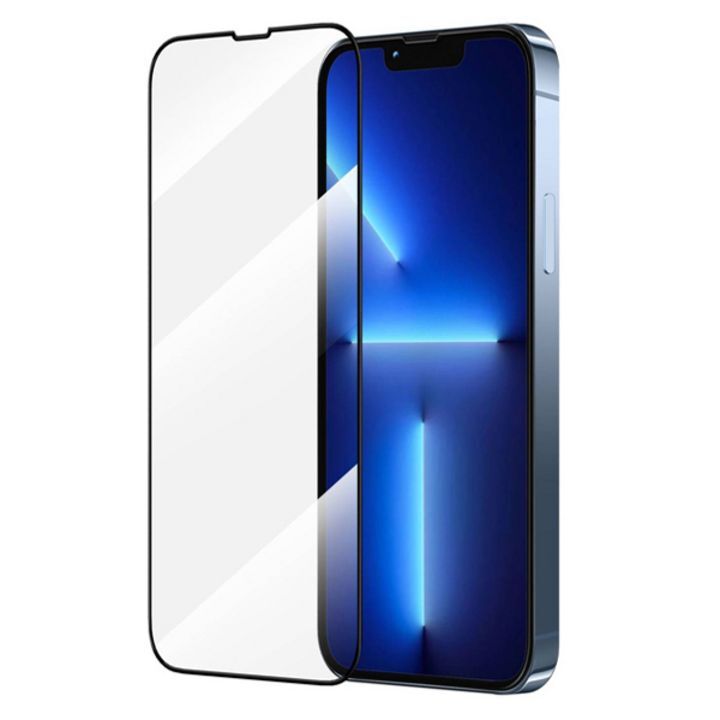  گلس 3D Forte HD گرین لاین برای گوشی آیفون 13، 13 Pro و 14 با طراحی منحنی و شفافیت بالا 