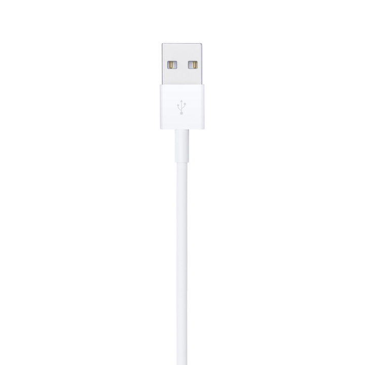  کابل USB به لایتنینگ اپل به طول 1 متر(بدون پک) در نمای سوکت USB 