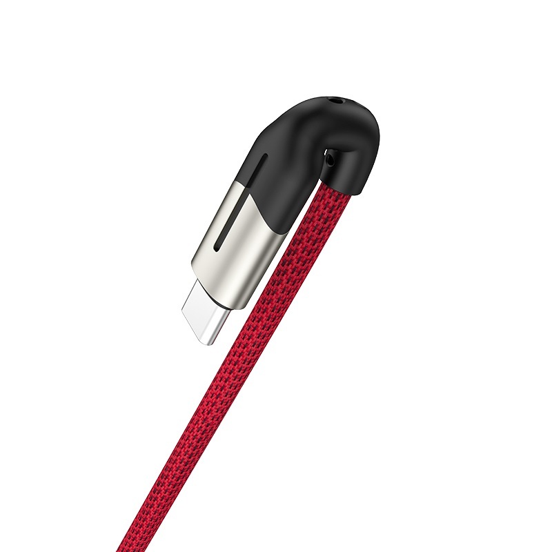  کابل USB به Type-C هوکو مدل U68 به طول 1.2 متر رنگ قرمز 