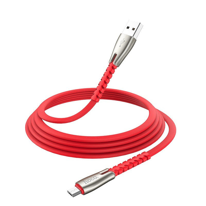  کابل USB به Micro USB هوکو مدل U58 به طول 1.2 متر رنگ قرمز 