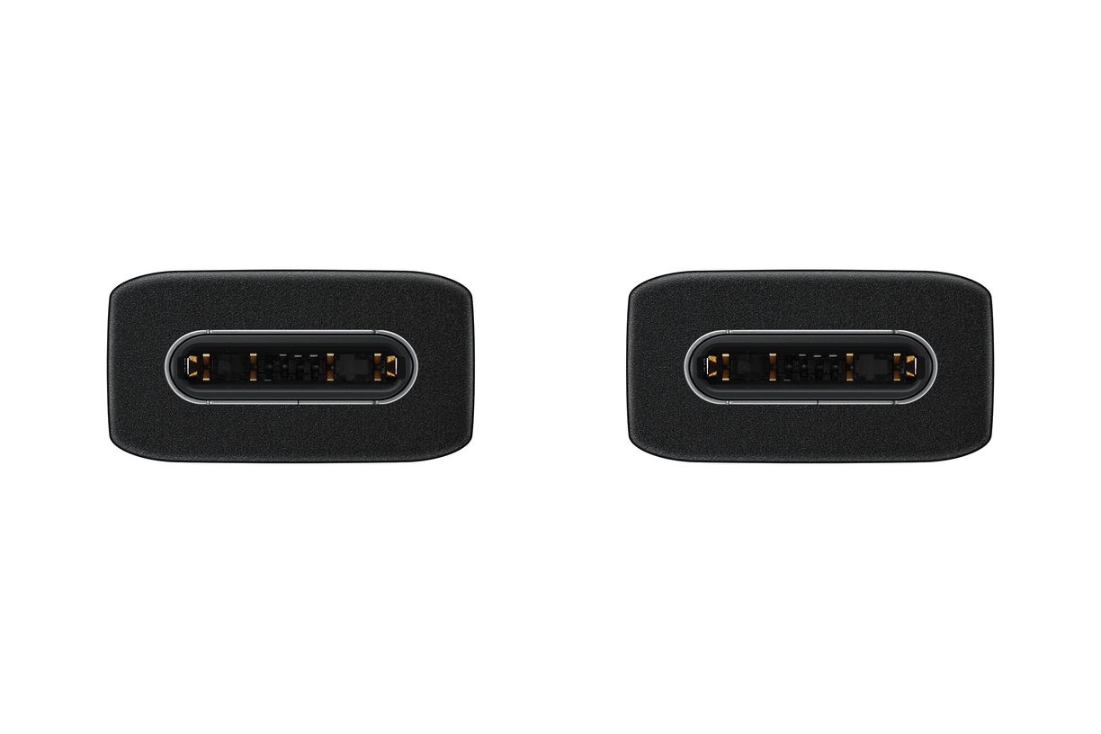  نمای نزدیک از رابط USB-C کابل سامسونگ مدل EP-DN975 