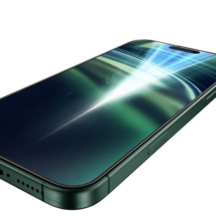  گلس STEVE گرین لاین مناسب برای گوشی موبایل اپل مدل iPhone 16 Pro با طراحی شفاف و مقاوم برای محافظت از صفحه نمایش 