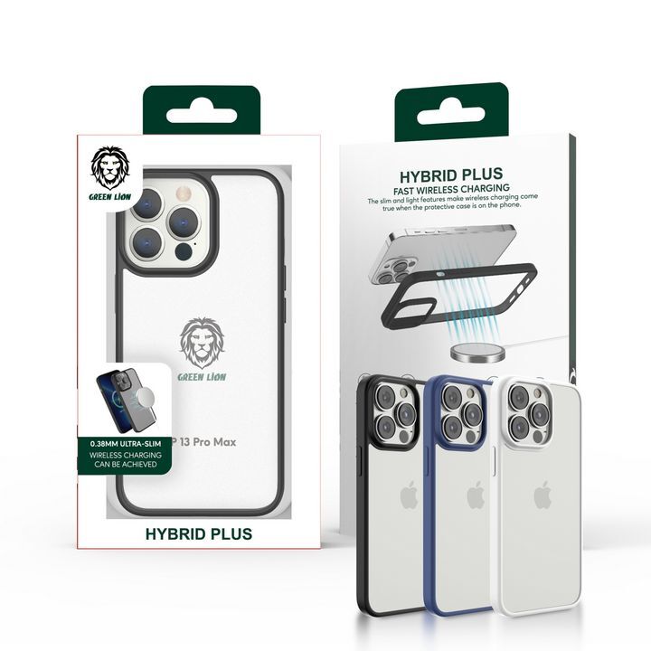  کاور Hybrid Plus گرین لاین مناسب برای گوشی موبایل اپل مدل iPhone 13 Pro به همراه بسته‌بندی و طراحی مقاوم و باریک 