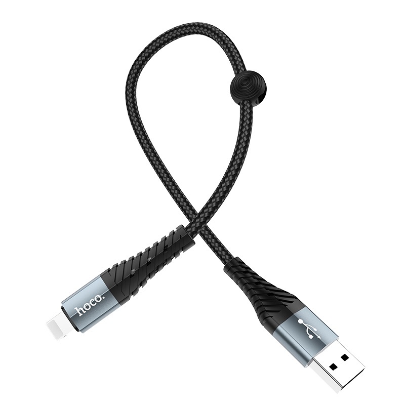  کابل USB به لایتنینگ هوکو مدل X38 به طول 0.25 متر رنگ مشکی 