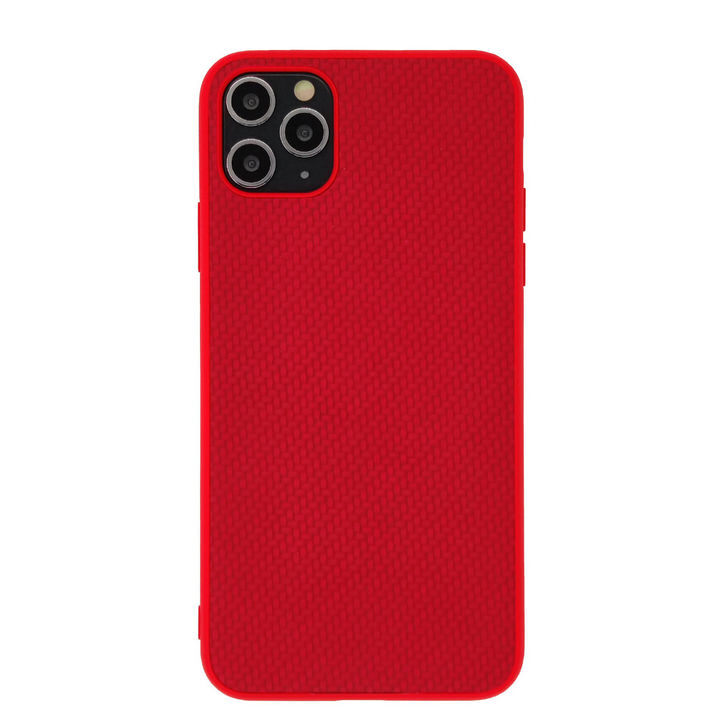  گارد پرودو مدل Woven Pattern موبایل آیفون 11 پرو مکس رنگ قرمز 