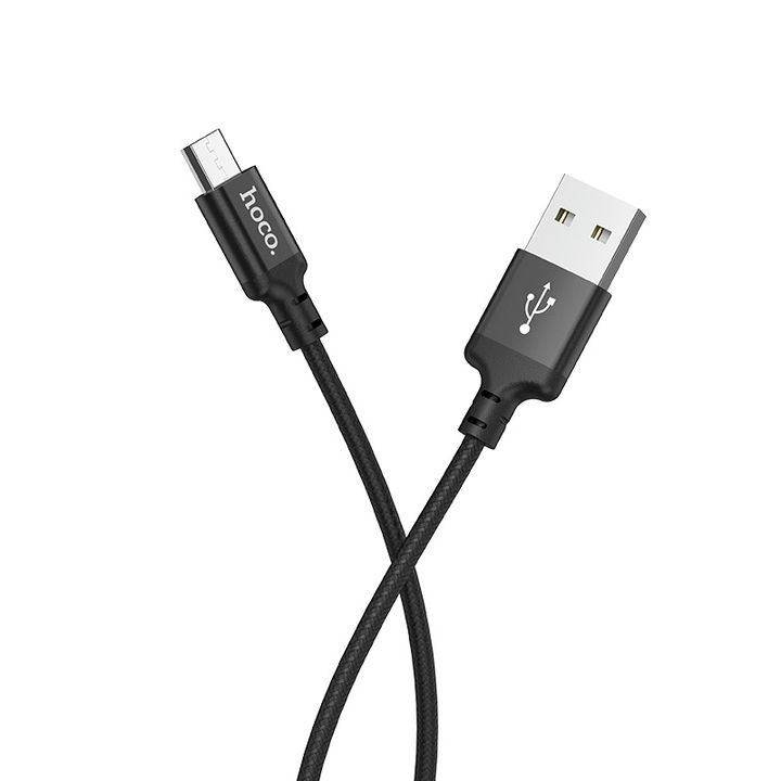  کابل USB به Micro USB هوکو مدل X14در نمای کابل 