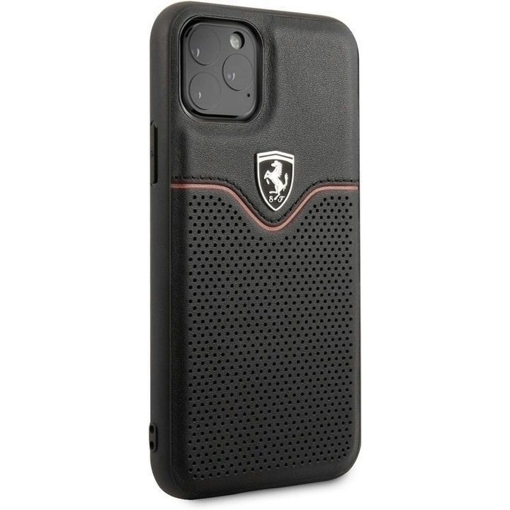کاور چرمی Victory Ferrari مناسب برای iPhone 11 Pro اپل با طراحی خاص و لوگوی فراری