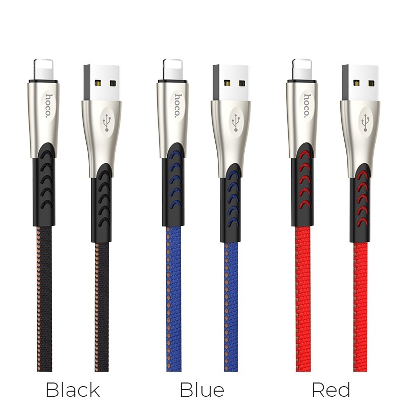  کابل USB به لایتنینگ هوکو مدل U48 به طول 1.2 متر در رنگ بندی 