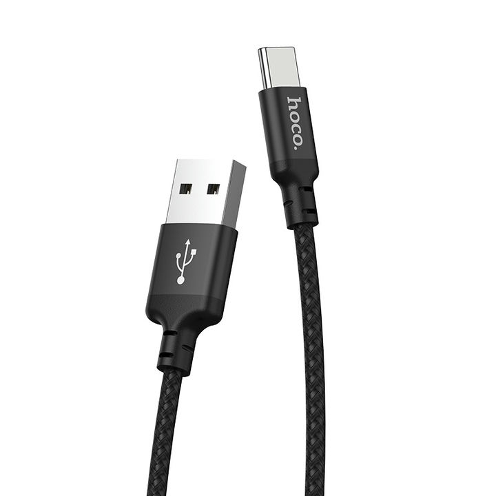 کابل USB به Type-C هوکو مدل X14 در نمای کابل