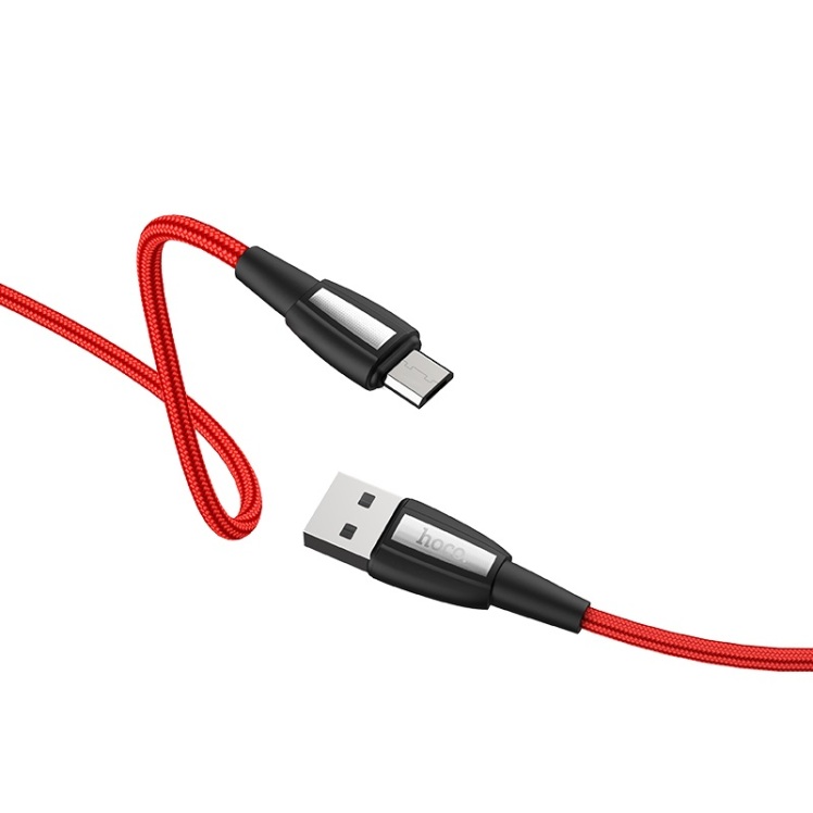 کابل USB به Micro USB هوکو مدل X39 به طول 1 متر رنگ قرمز