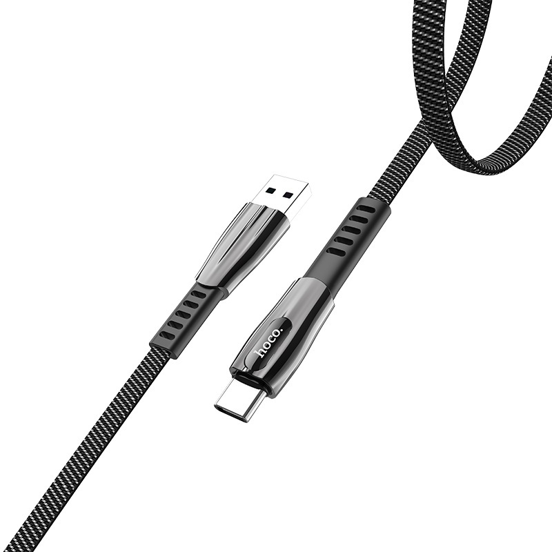  کابل USB به Type-C هوکو مدل U70 به طول 1.2 متر رنگ مشکی 