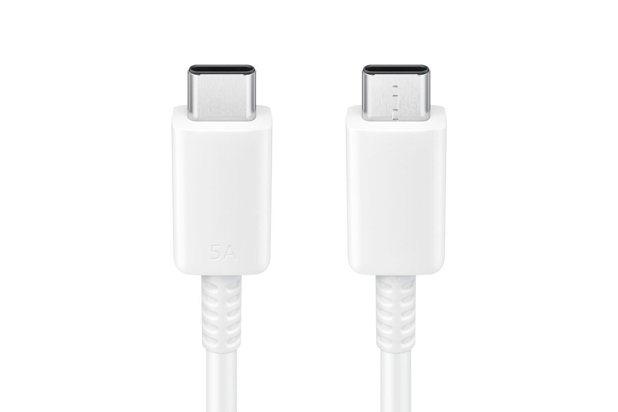  کابل شارژ USB 2.0 سامسونگ مدل EP-DN975 مناسب برای دستگاه‌های USB-C رنگ سفید 