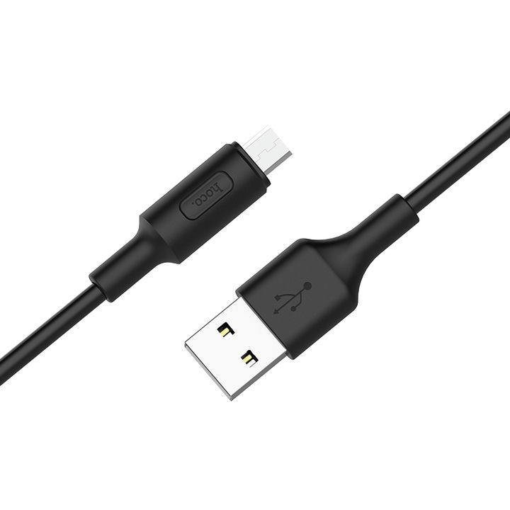  کابل USB به Micro USB هوکو مدل X25 به طول 1 متر رنگ مشکی 