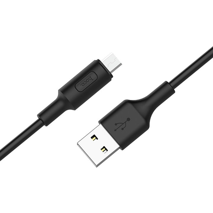 کابل USB به Micro USB هوکو مدل X25 به طول 1 متر رنگ مشکی