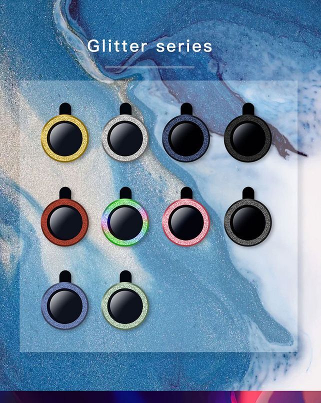  محافظ لنز شاین در رنگ‌های متنوع مناسب برای گوشی موبایل iPhone 11 Pro Max از سری Glitter 