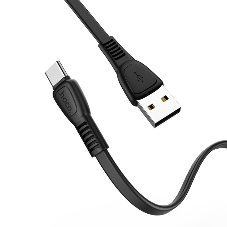 کابل USB به Type-C هوکو مدل X40 به طول 1 متر رنگ مشکی