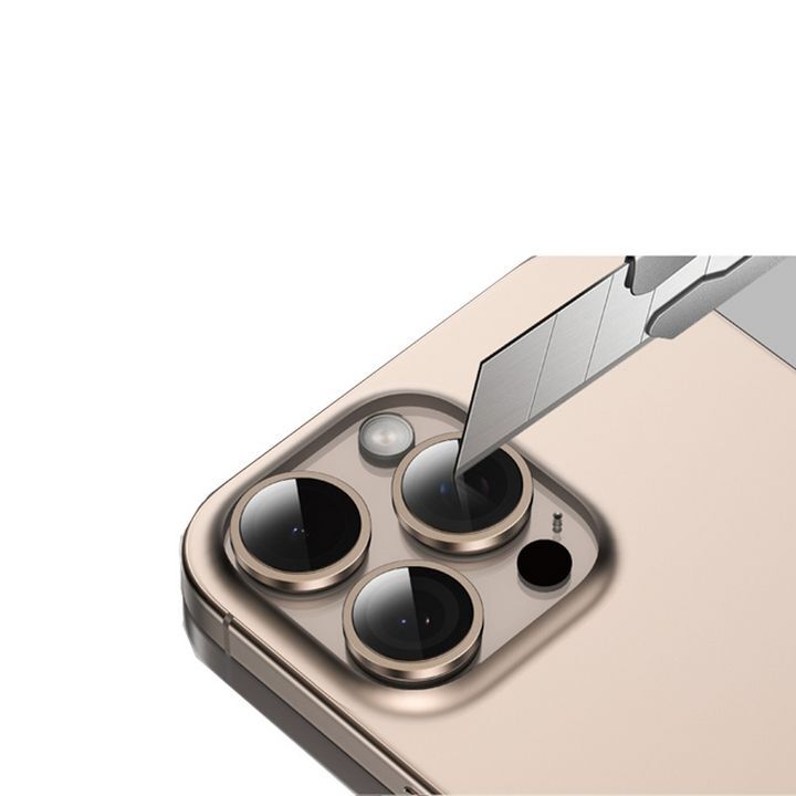  محافظ لنز HD Plus گرین لاین برای محافظت دوربین گوشی اپل مدل iPhone 15 Pro / 15 Pro Max / 16 Pro / 16 Pro Max 