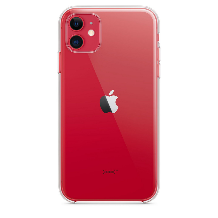  گارد شفاف موبایل آیفون 11 رنگ گوشی قرمز 