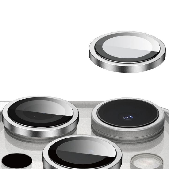  محافظ لنز HD Plus گرین لاین برای دوربین گوشی اپل مدل iPhone 15 Pro / 15 Pro Max / 16 Pro / 16 Pro Max با طراحی مقاوم و شفاف 