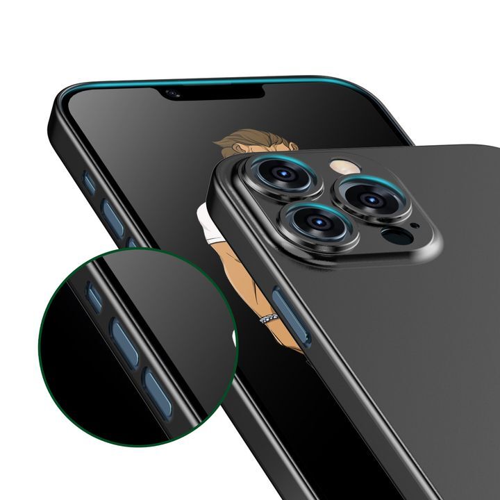 کاور COMODO گرین لاین برای iPhone 13 Pro Max با طراحی محافظ لنز دوربین و رنگ مشکی