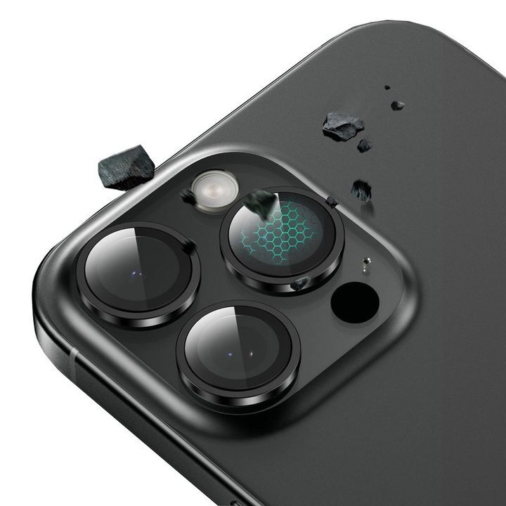  محافظ لنز HD Plus گرین لاین برای گوشی‌های آیفون 15 پرو و 16 پرو مکس، سازگار با دوربین گوشی و مقاوم در برابر خراش 
