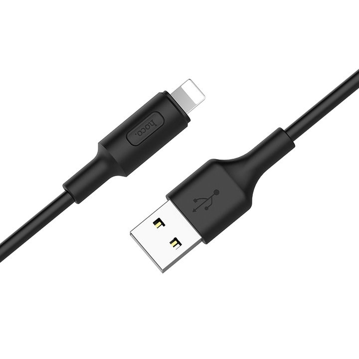 کابل USB به لایتنینگ هوکو مدل X25 به طول 1 متر رنگ مشکی