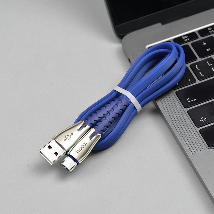  کابل USB به Type-C هوکو مدل U58 به طول 1.2 متر رنگ آبی 