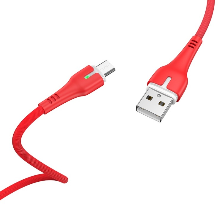 کابل USB به Micro USB هوکو مدل X45 به طول 1 متر رنگ قرمز