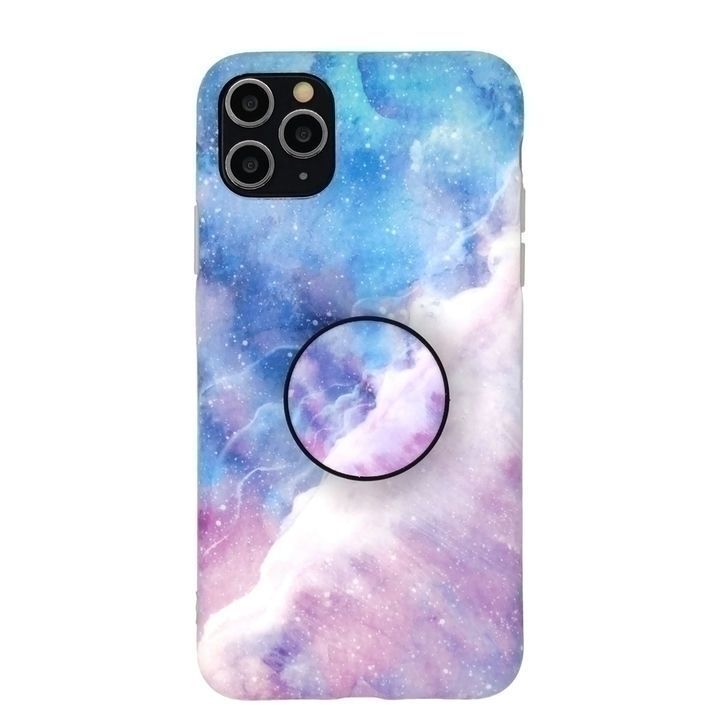 کاور مدل Sky با طرح کهکشانی به همراه پاپ سوکت مناسب برای گوشی موبایل اپل iPhone 12 Pro Max