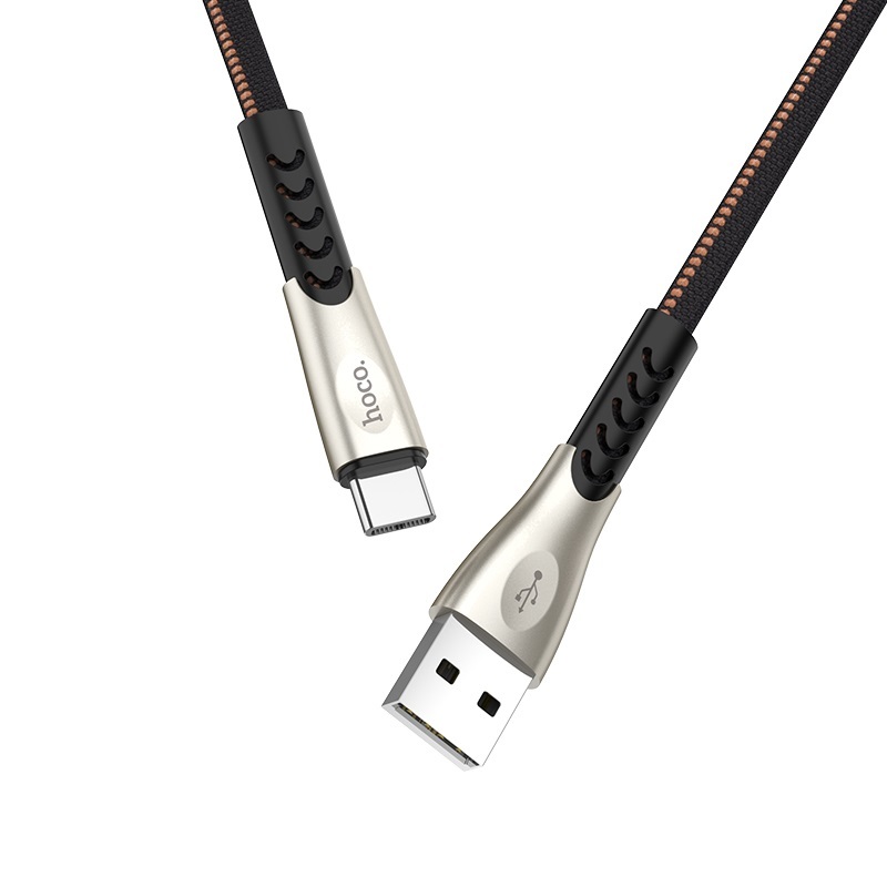  کابل USB به Type-C هوکو مدل U48 به طول 1.2 متر رنگ مشکی 
