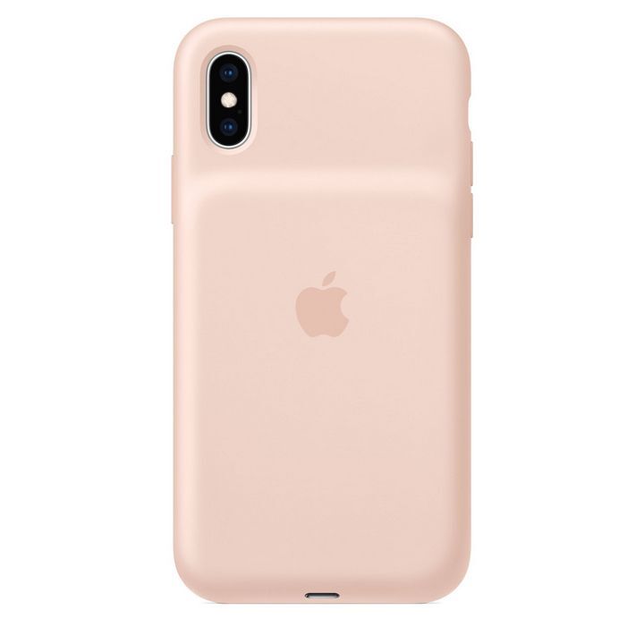 کاور اپل مدل Smart Battery Case به رنگ روشن مناسب برای گوشی موبایل اپل iPhone X و XS