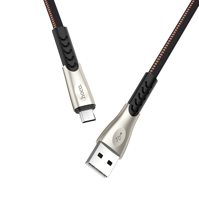  کابل USB به Micro USB هوکو مدل U48 به طول 1.2 متر رنگ مشکی 