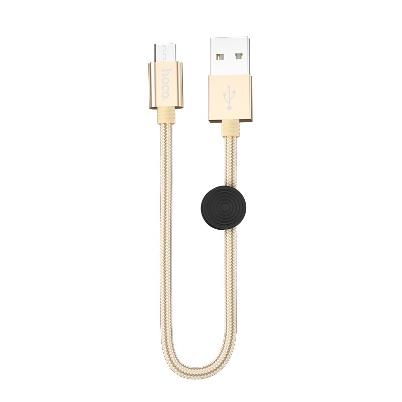  کابل USB به Micro USB هوکو مدل X35 به طول 0.25 متر رنگ گلد 