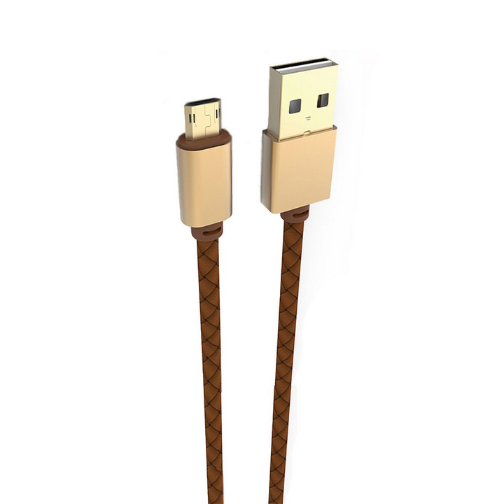  کابل USB به Micro-USB الدینیو مدل LS25 به طول 1.2 متر نمای کل کابل 